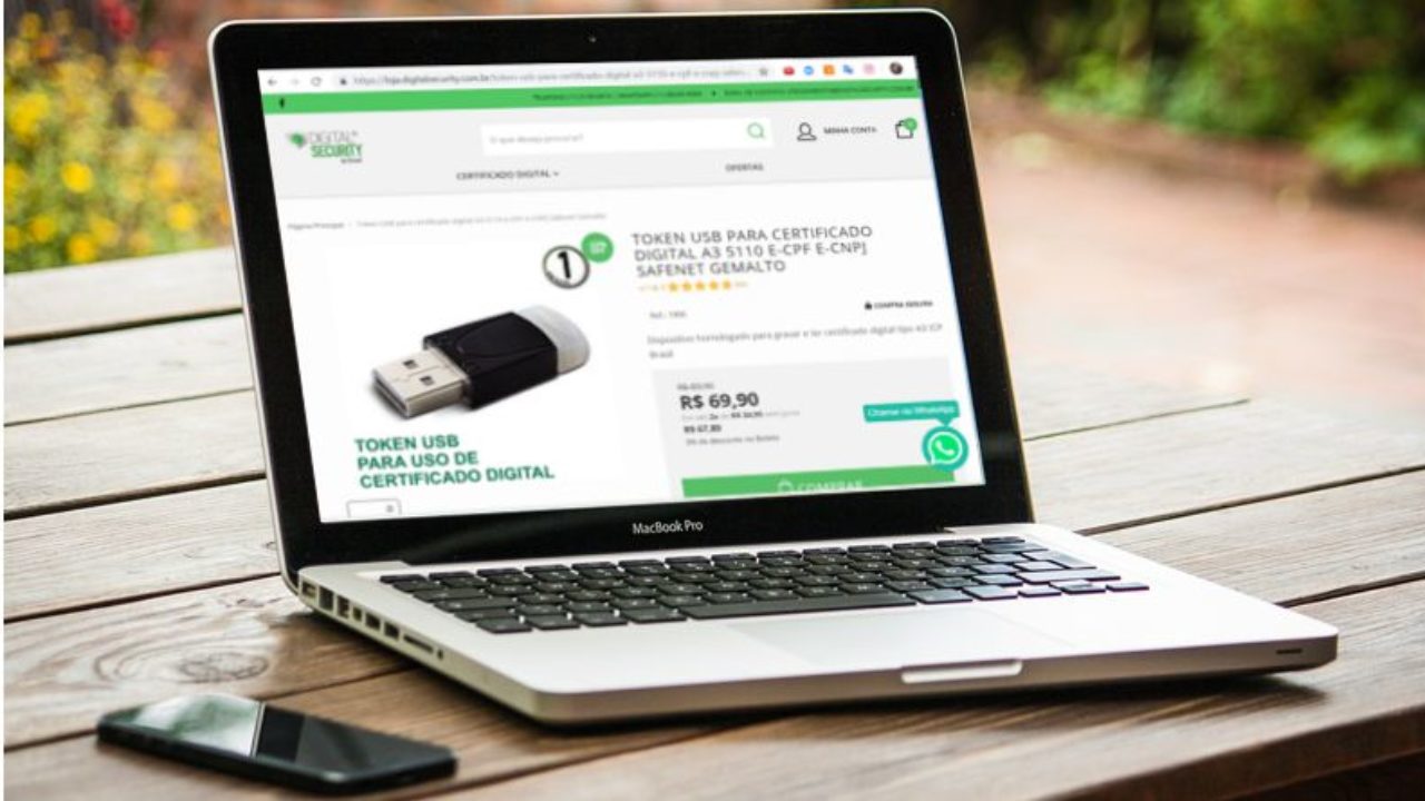 Como comprar Token USB e-CPF e e-CNPJ para certificado digital - Digital  Security do Brasil