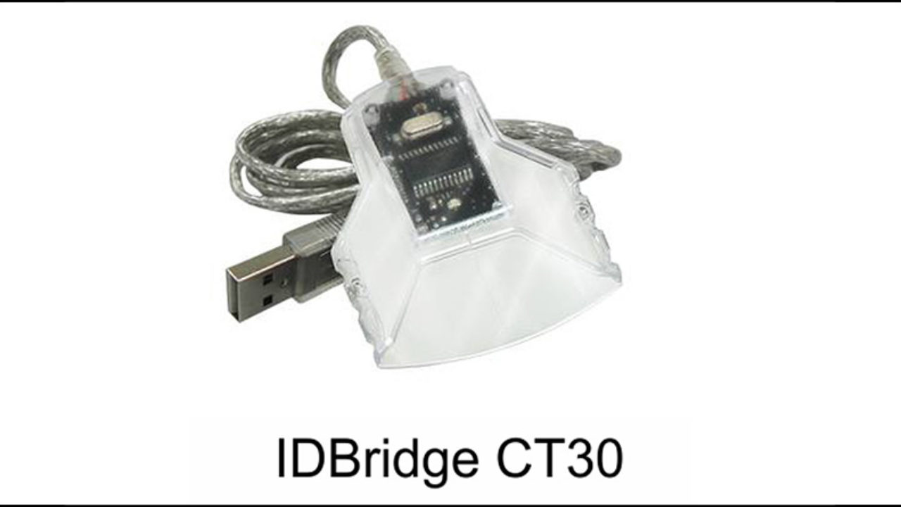 Leitor de cartão smartcard para certificado digital A3 IDBridge CT30  Gemalto - Digital Security do Brasil